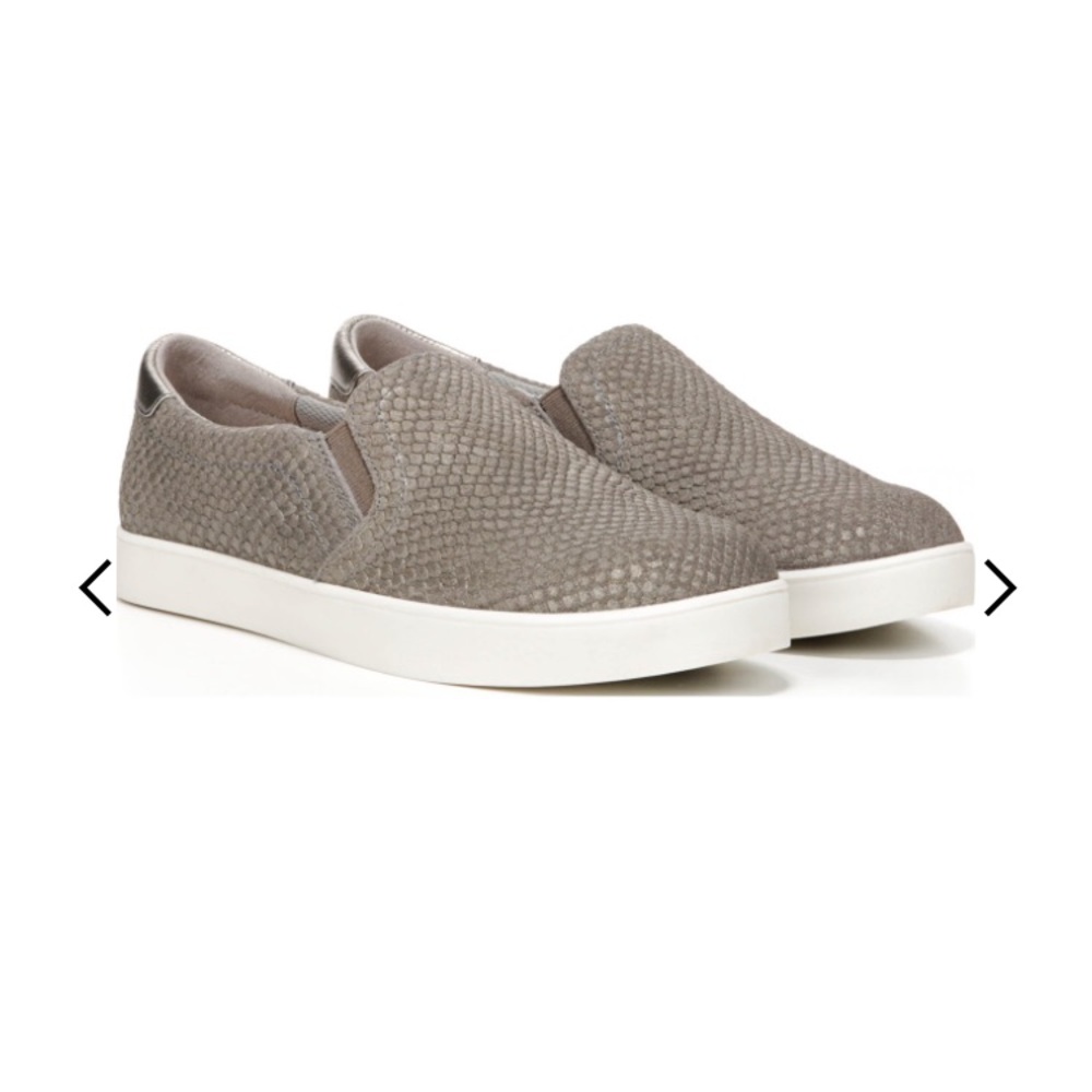 Dr. Scholl’s grey snake slip-on sneaker